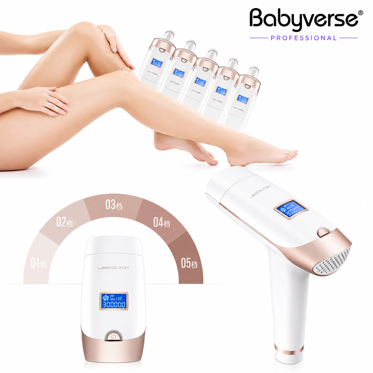 Babyverse IPL Hair Removal Device – Smooth Skin at Home