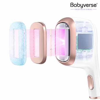 Babyverse IPL Laser Device with Cooling – Pain-Free Hair Removal