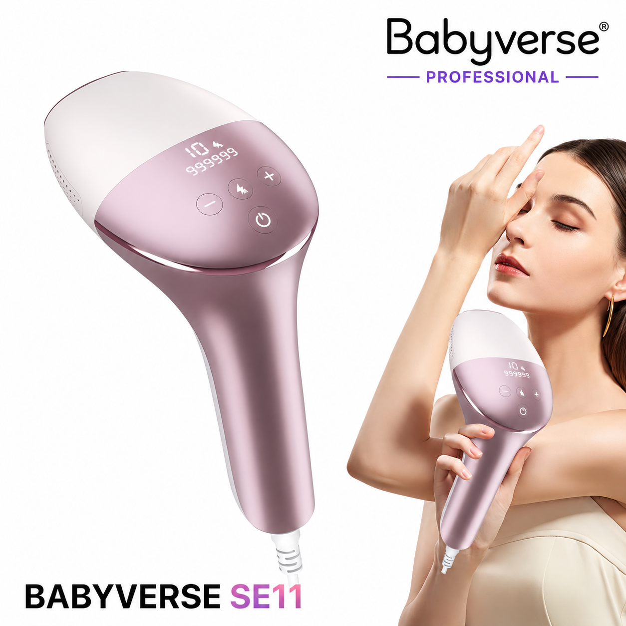 Babyverse IPL Hair Removal Device – Smooth Skin at Home